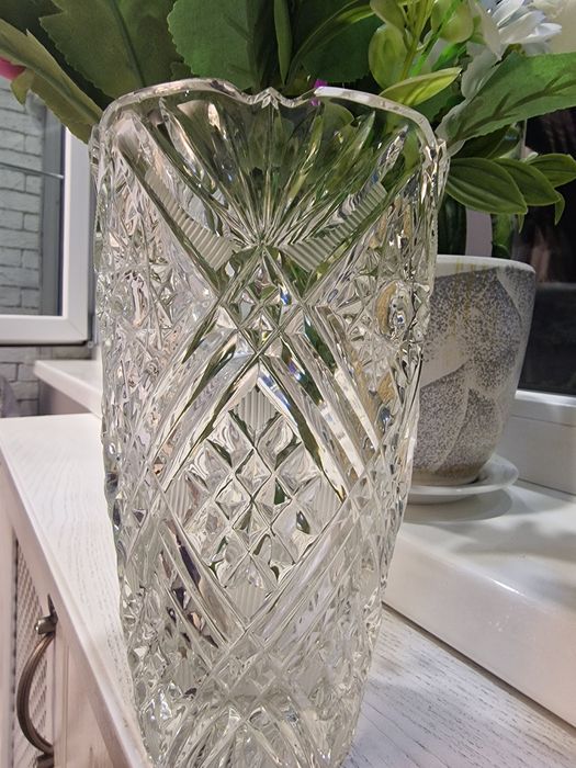 Ваза хрусталь  100% для цветов