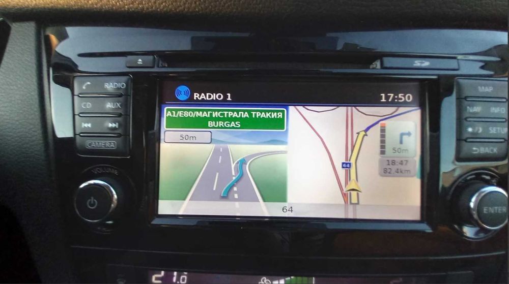 NISSAN SD card Connect 3 v7 СД картa навигация Нисан Qashqai Juke