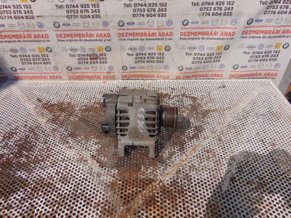 Alternator Dacia Duster 1.5 Nissan Qashqai Renault megane cod 231001318r clio 4 sandero dokker lodgy kadjar captur