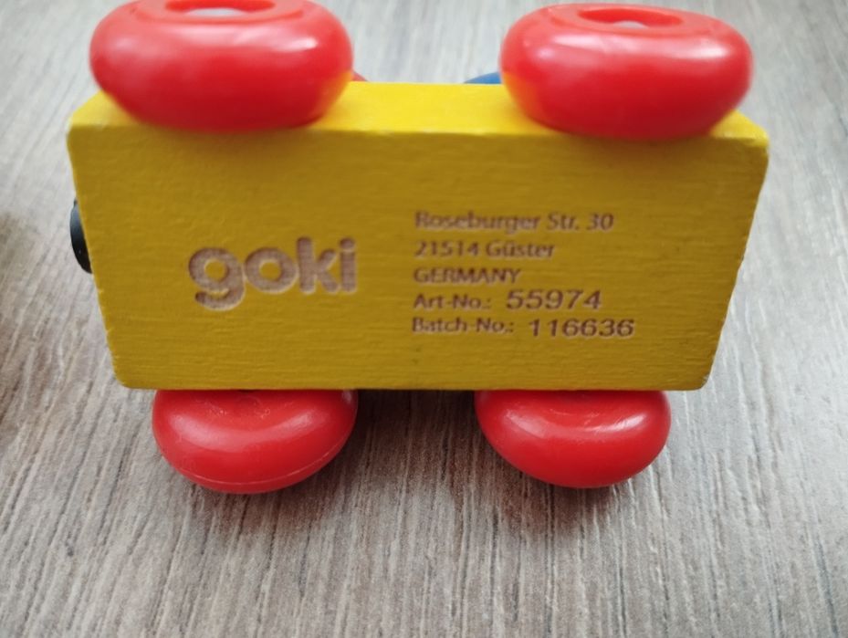 Дървено влакче с марнит Goki