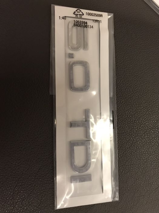 Emblema Audi 5.0 TDI crom nou