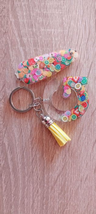 Ключодържател + фиба от епоксидна смола