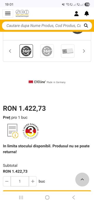 Priza incastrabila blat evoline square80