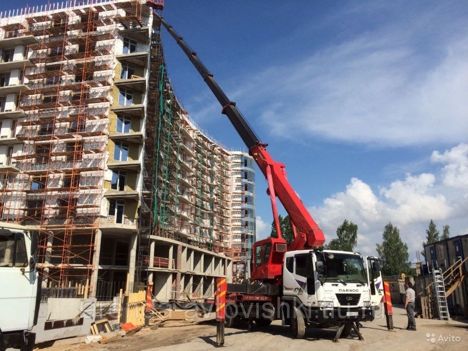 Услуги Автовышки 17,22,28,33,45,75 м по перечисление и термин