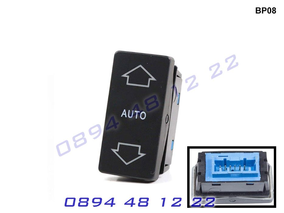 Бутон Копче Ел Стъкла Пасажерски Peugeot Пежо 106 406 Бутони Копчета