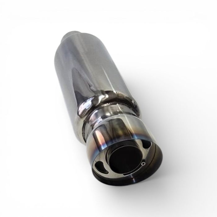 Toba sport inox arsa rotunda si tesita cu silncer reglabil