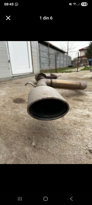 Evacuare ompleta cu finala de inox pentru gama vag