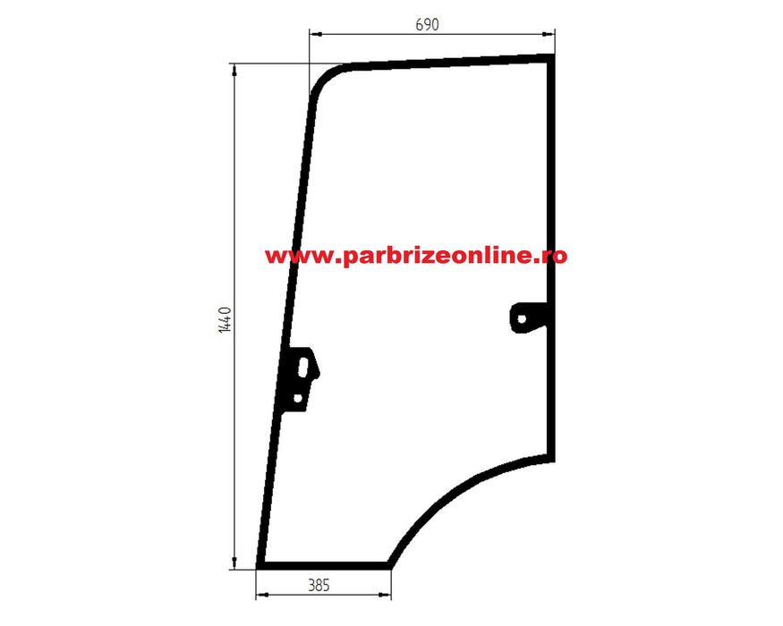 Parbriz Luneta Geam lateral buldoexcavator CAT 906H 907H 908H