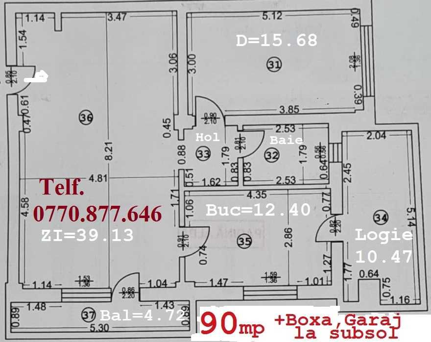 PROPRIETAR.LUX ap.2c=90mp+ Boxa Garaj ,Metrou Parc Oraselul Copiilor