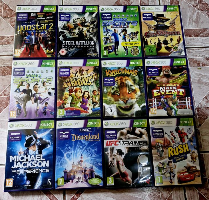 Collection Games Kinect Xbox 360