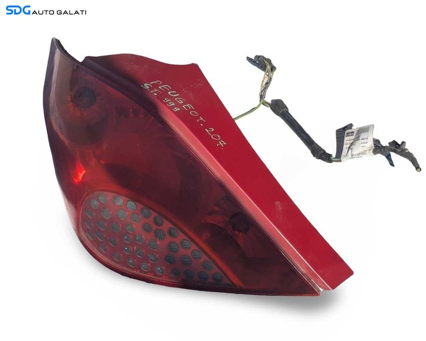 Stop Lampa Tripla Stanga Peugeot 207 2006 - 2014 Cod 9649986680-03 [LR6038]