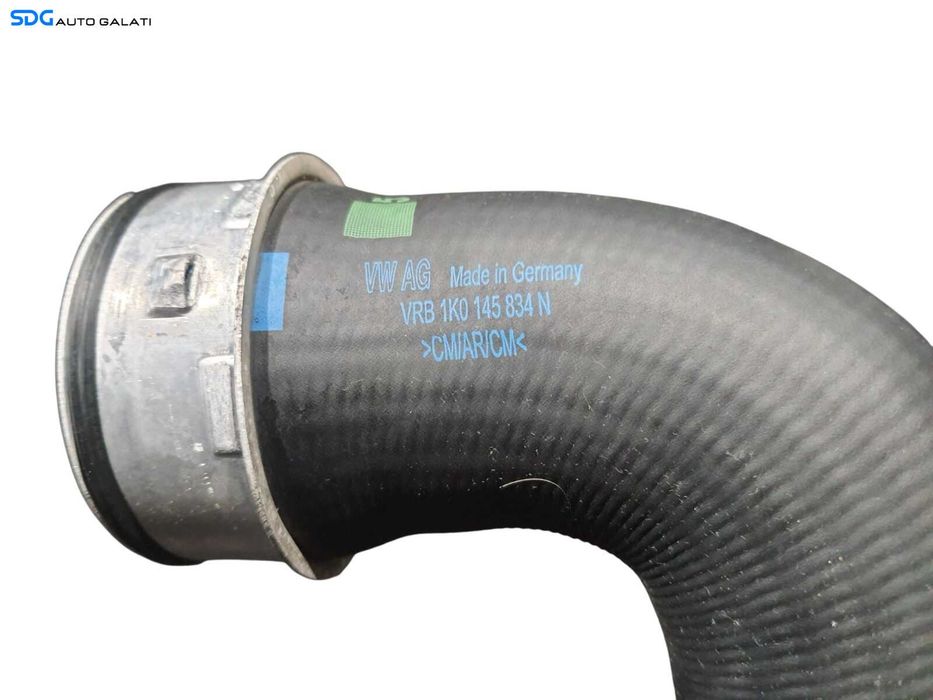 Furtun Conducta Presiune Aer Intercooler Audi A3 8P 2.0 TFSI AXX BWA CAWB CCZA CBFA 2004 - 2013 Cod 1K0145834N [C6470]