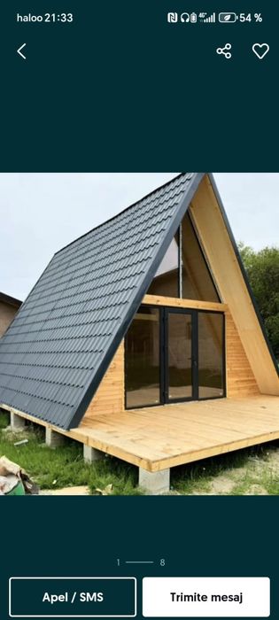 Vindem cabane tip A-frame
