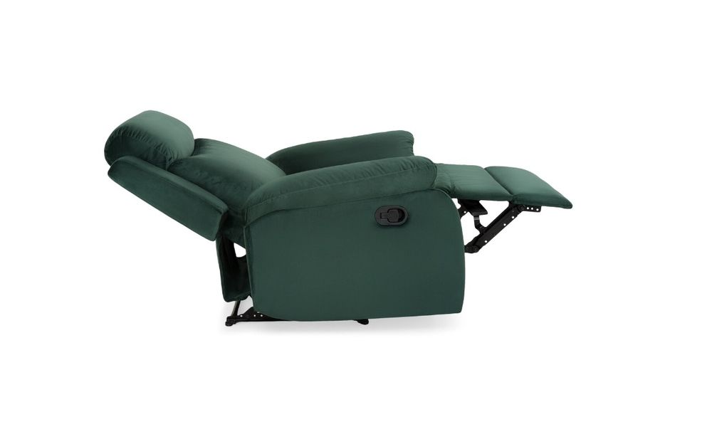 Fotoliu nou Mobexpert cu recliner manual din stofa Louis XL nedesfacut