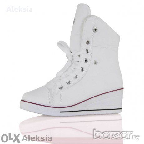 Чисто Нови уникални зимни кецове платформи в два цвята н.37