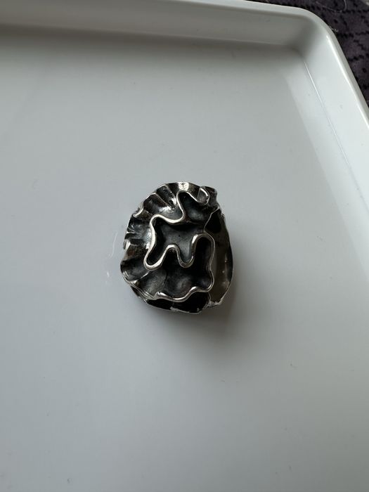 Перстень. Серебро капельное, 925 проба