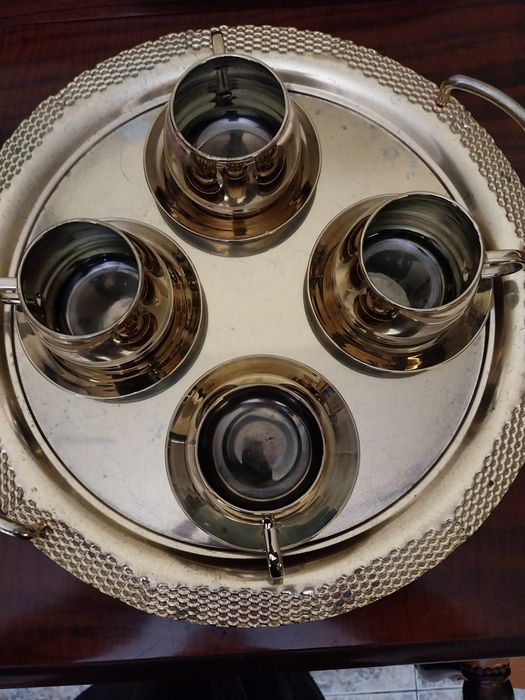 Изящен чешки сервиз за чай/кафе на Бохемия