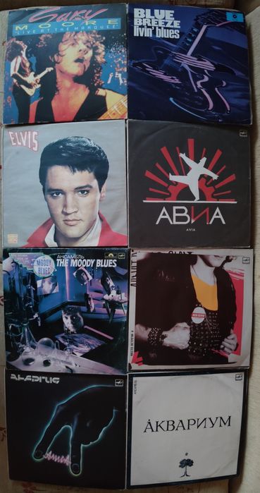 Пластинки рок винил