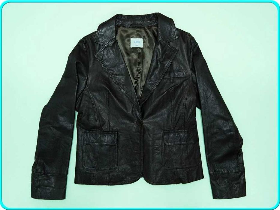 Haina—geaca dama, piele, marca OASIS _ EUR 40