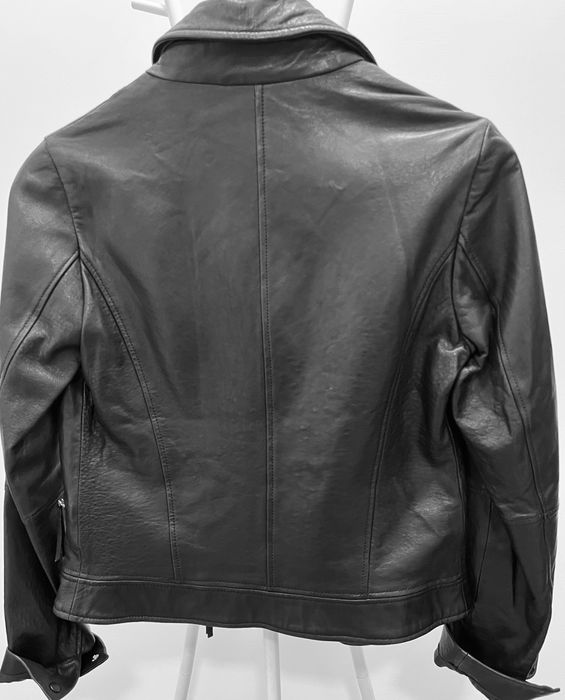 Jacketa dama piele, Massimo Dutti, NOUA