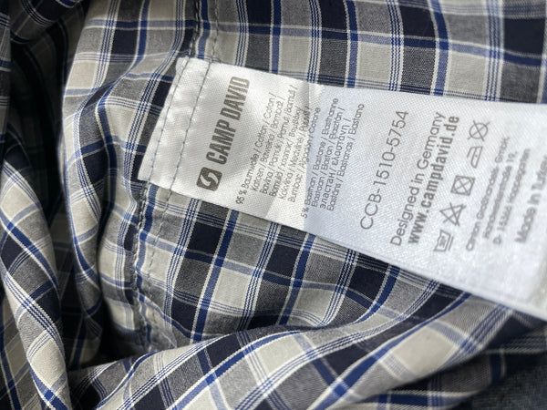 Мъжка карирана риза CAMP DAVID | XL