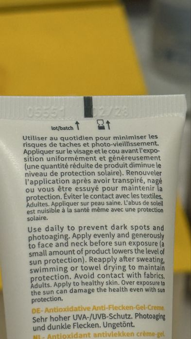 Спф крем Bioderma почти новый