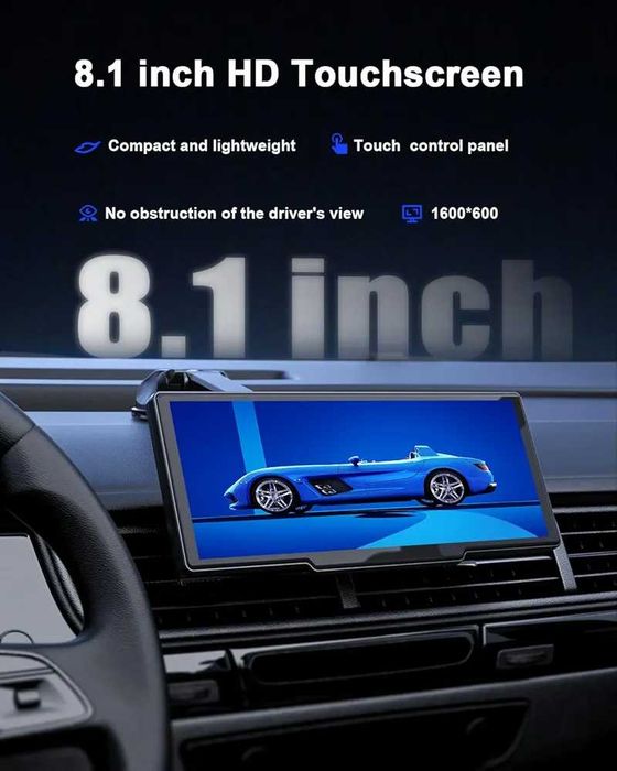 Нов Avylet 8.1" – Безжичен Apple CarPlay и Android Auto + Камера ...