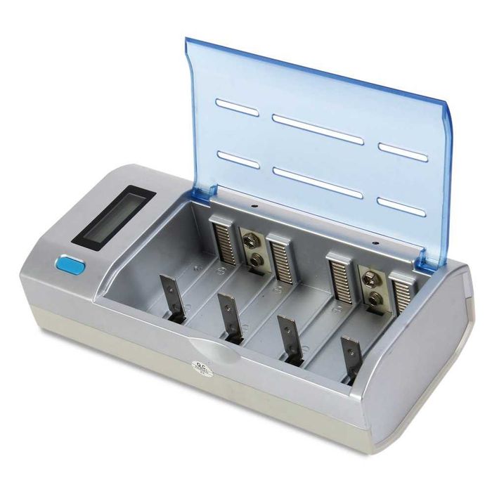 Цифрово интелигентно LCD зарядно устройство за батерии,