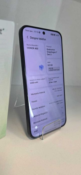 Honor 400 8/512Gb (Ag8 Tudor1/B74220) Garantie 2 ani
