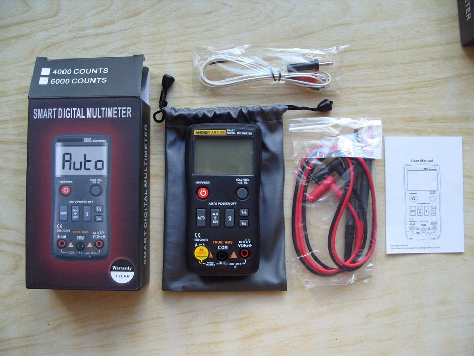Професионален автоматичен мултиметър ANENG AN113B. TRUE RMS