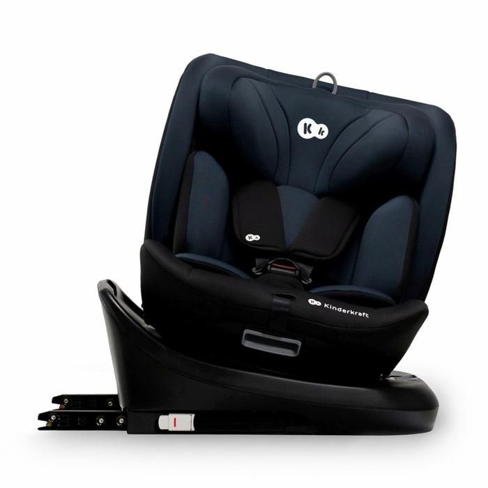 Scaun auto pentru copii, Kinderkraft I-Grow, negru, 40 - 150 cm, 2.5 - 40 kg, 0 - 12 ani, sistem Isofix