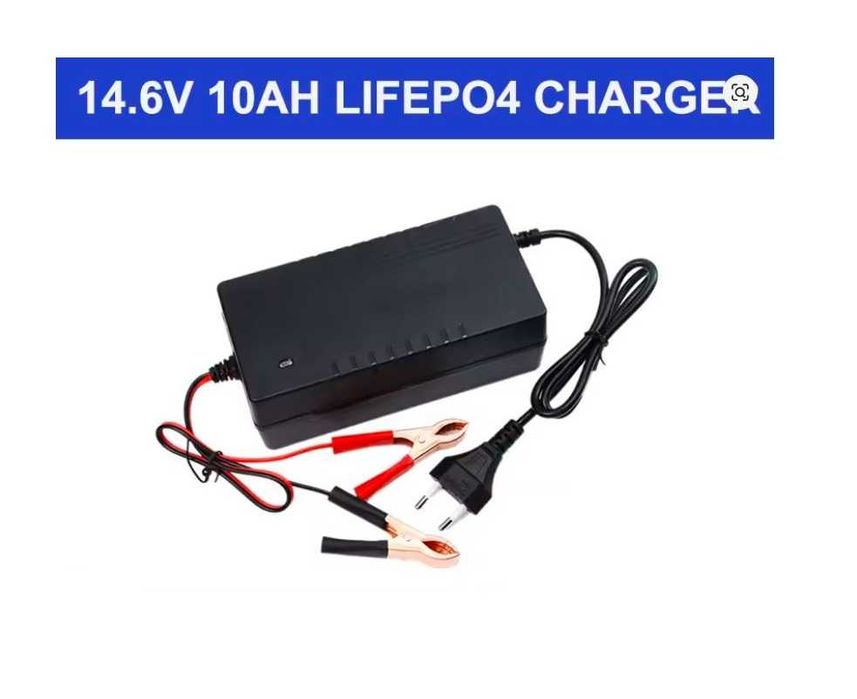 Încărcător Lifepo4 14.6V 10A pentru baterie 4S 12V litiu fier fosfat