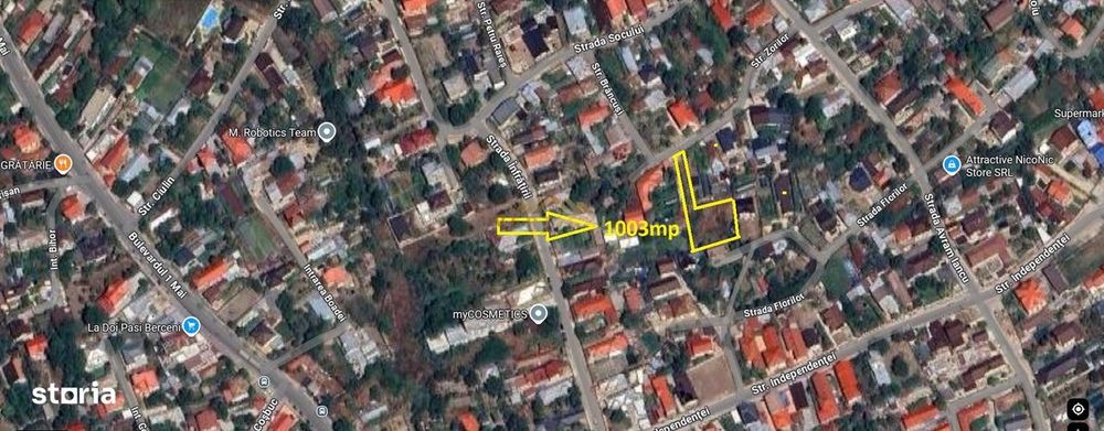 teren 1003 mp, oportunitate de constructie, Berceni