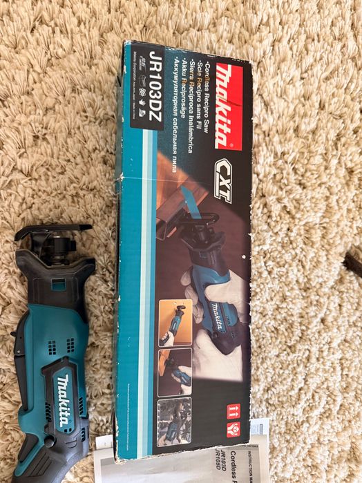 Makita Fierăstrău tip sabie pe acumulator de 12V JR103DZ CXT