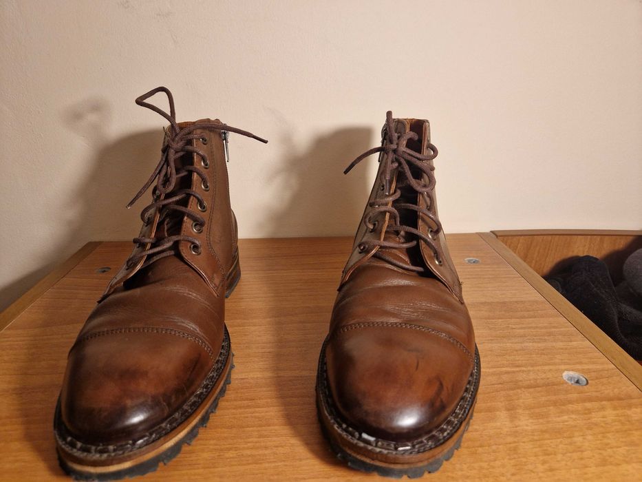 Елегантни Мъжки зимни обувки от естествена кожа