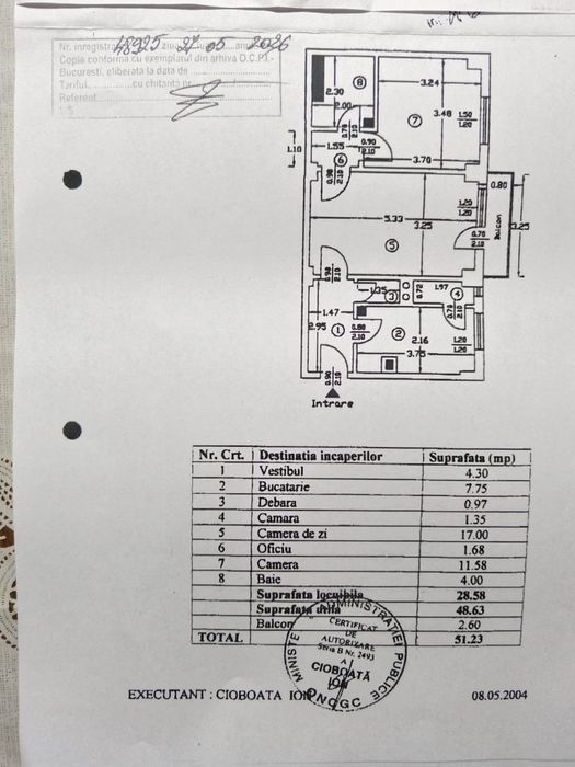 De vînzare apartament Cringasi