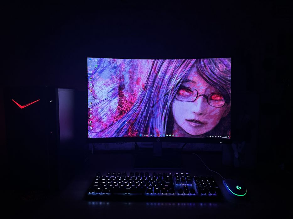 игровой компьютер, полный сет