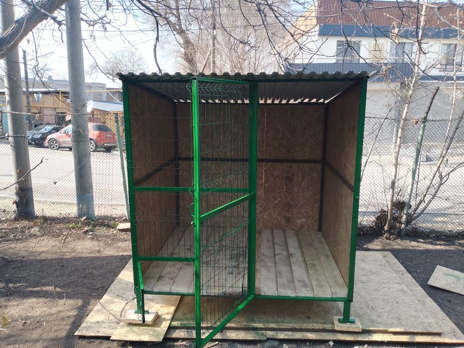 Изготовление Вальеров для собак. Установка