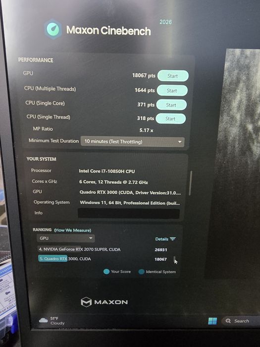 HP ZBook Fury 15 G7 | i7-10850H | 32GB RAM | 1TB NVMe | RTX 3000 6GB
