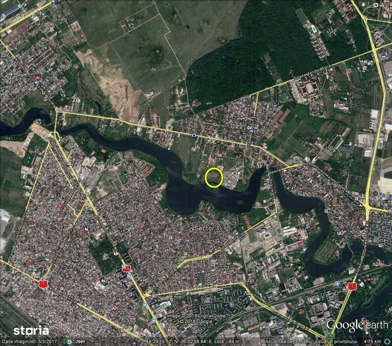 Teren 3600mp Gh Ionescu Sisesti