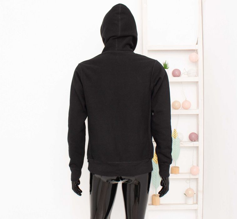 Supreme Box Logo оригинален мъжки суичър черен худи анорак M