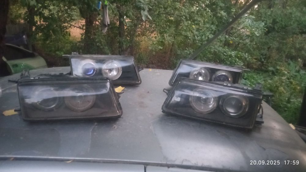 Опель вектра А фары рестайлинг и до рестайлинг