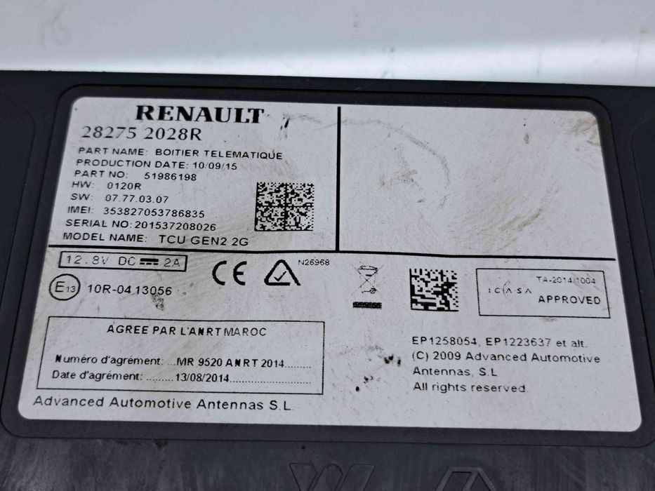 Modul confort Renault Megane 3 [Fabr 2008-2015] Facelift 282752028R