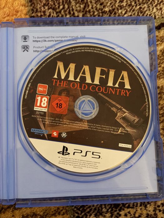 Mafia The Old Country JOC PS5 Play Station 5