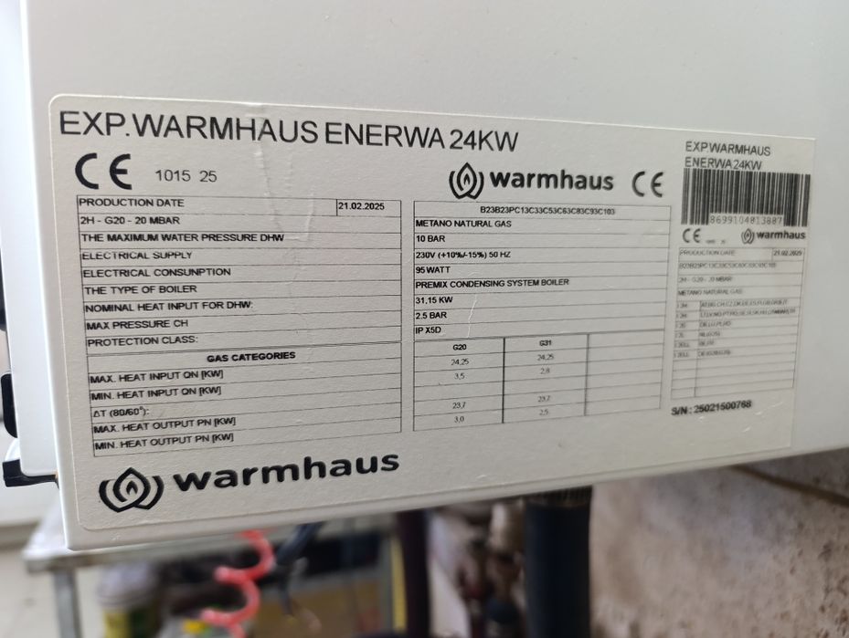 Warmhaus Enerwa 24 kw sotiladi