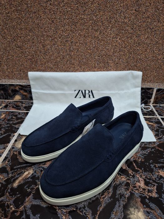Loafers Zara bleumarin