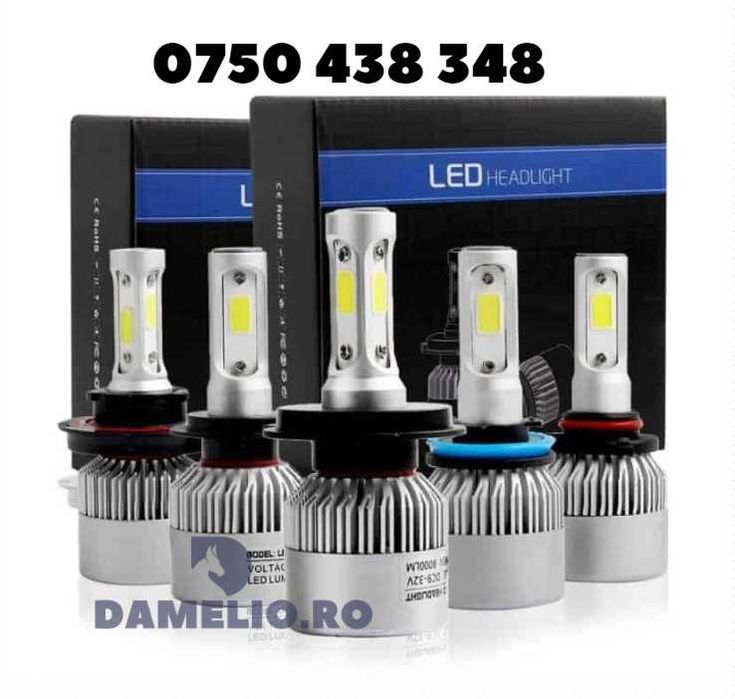 Set Becuri Led S2 H1/H3/H4/H7/H11 Becuri LED faza Scurta Lunga
