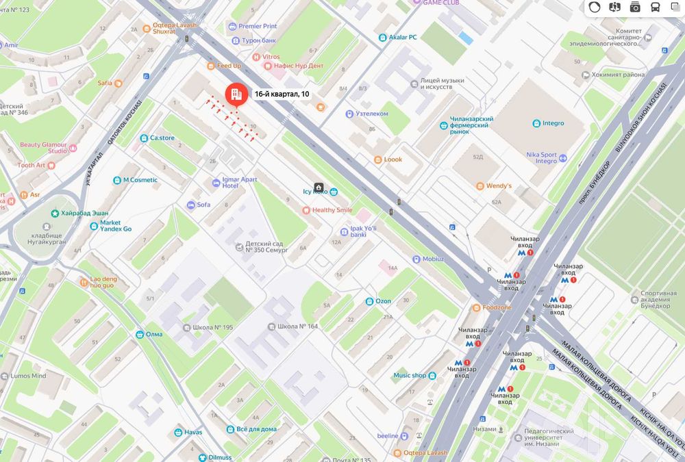 ПРОДАМ СВОЮ 2/8/9 Квартира (Отдельный Вход) Чиланзар 16 Квартал МЕТРО