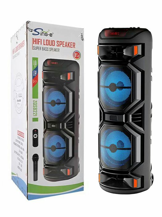 БЕПУЛ Доставка,Янги Караоке Колонкалар ZQS8221(80см) +СИМСИЗ Микрофон.