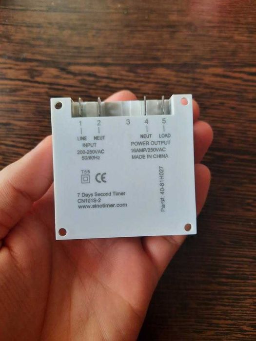 Termostat + temporizator